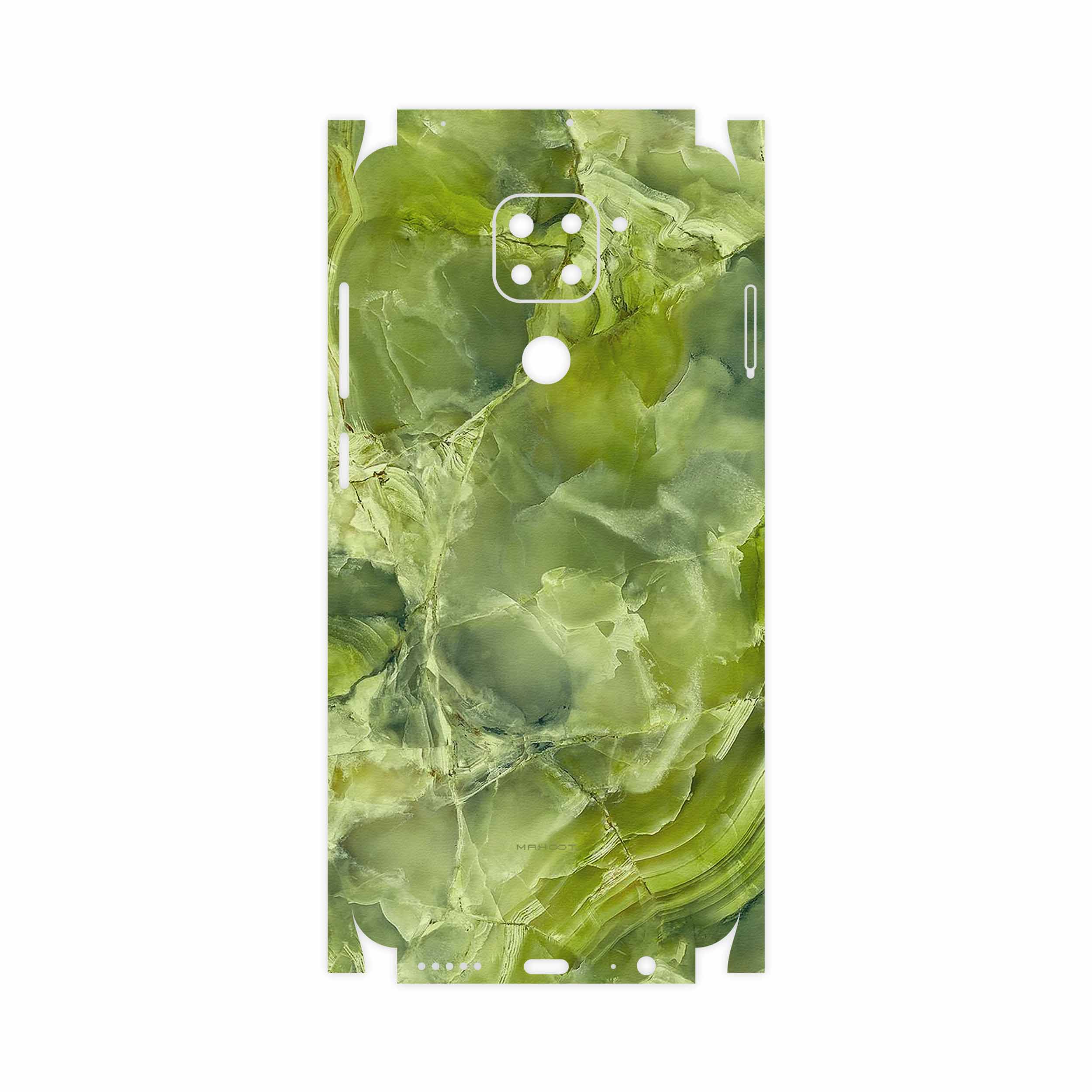 برچسب پوششی ماهوت مدل Green Crystal Marble-FullSkin مناسب برای گوشی موبایل شیائومی Redmi 10X