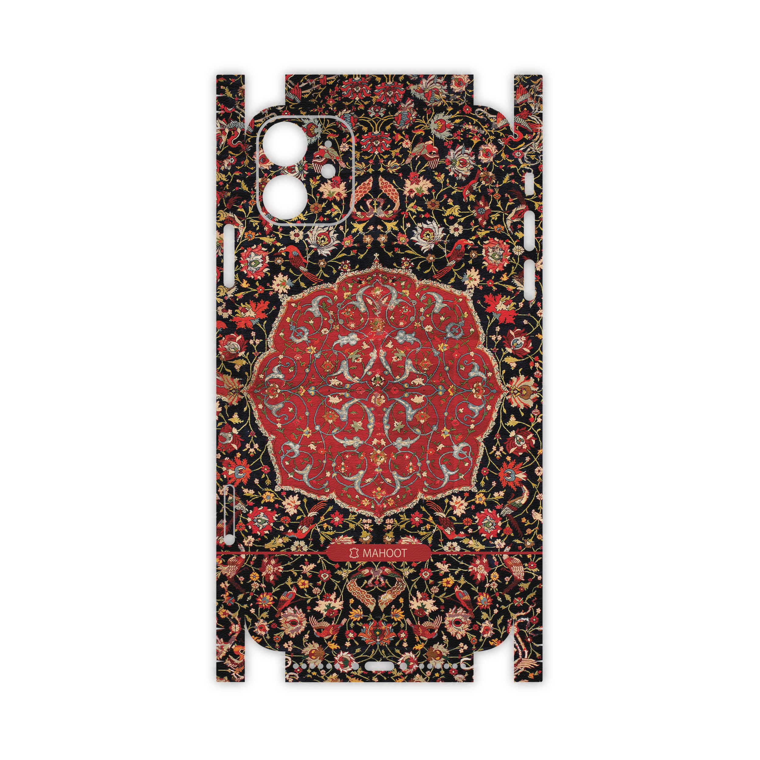 برچسب پوششی ماهوت مدل Persian-Carpet-Red-FullSkin مناسب برای گوشی موبایل اپل iPhone 11