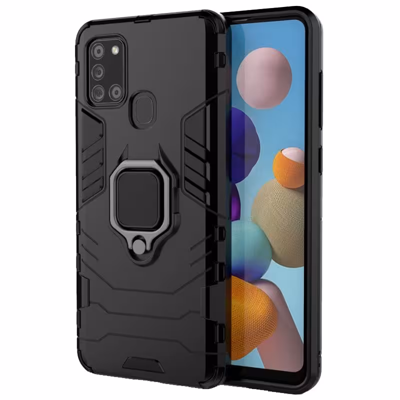 قاب اورجینال گوشی Samsung Galaxy A21S مدل آرمور به همراه هولدر مگنتی طرح بتمن