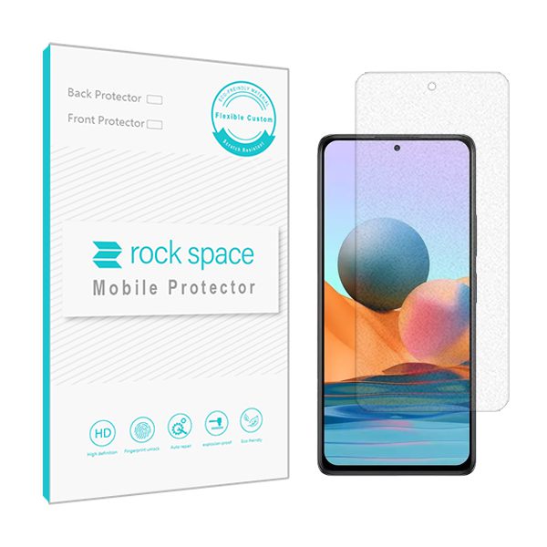 گلس شیائومی Redmi Note 10 Pro مدل نانو هیدروژل شفاف برند راک اسپیس کد S