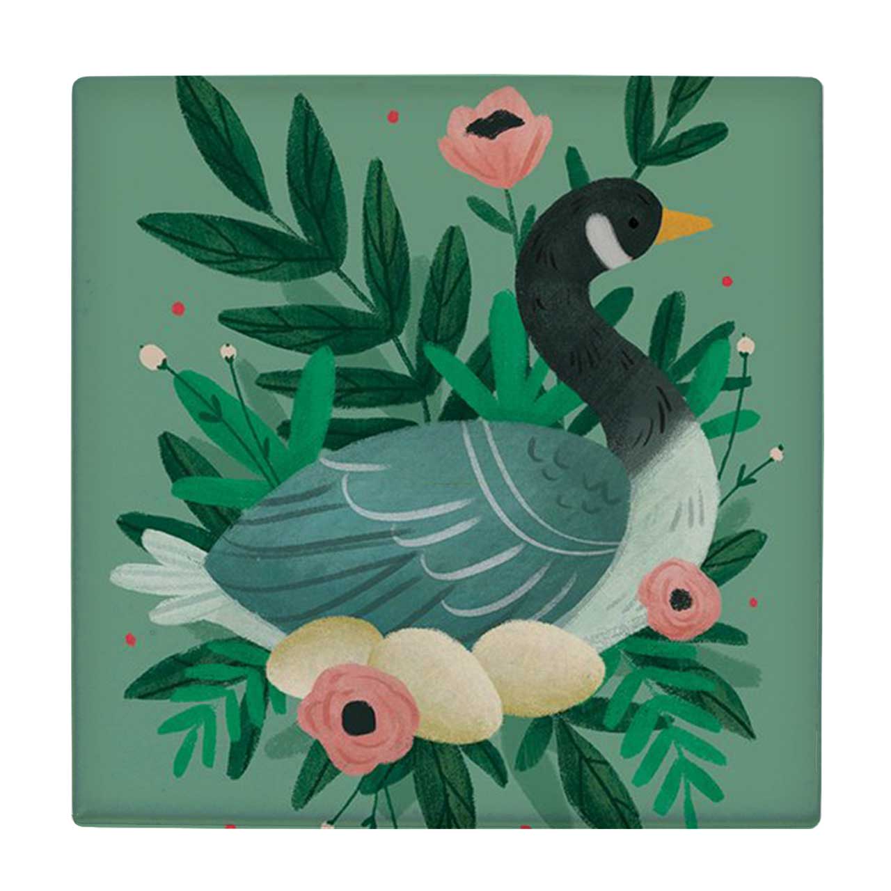 زیر لیوانی  طرح نقاشی غاز کد    6189182_5560