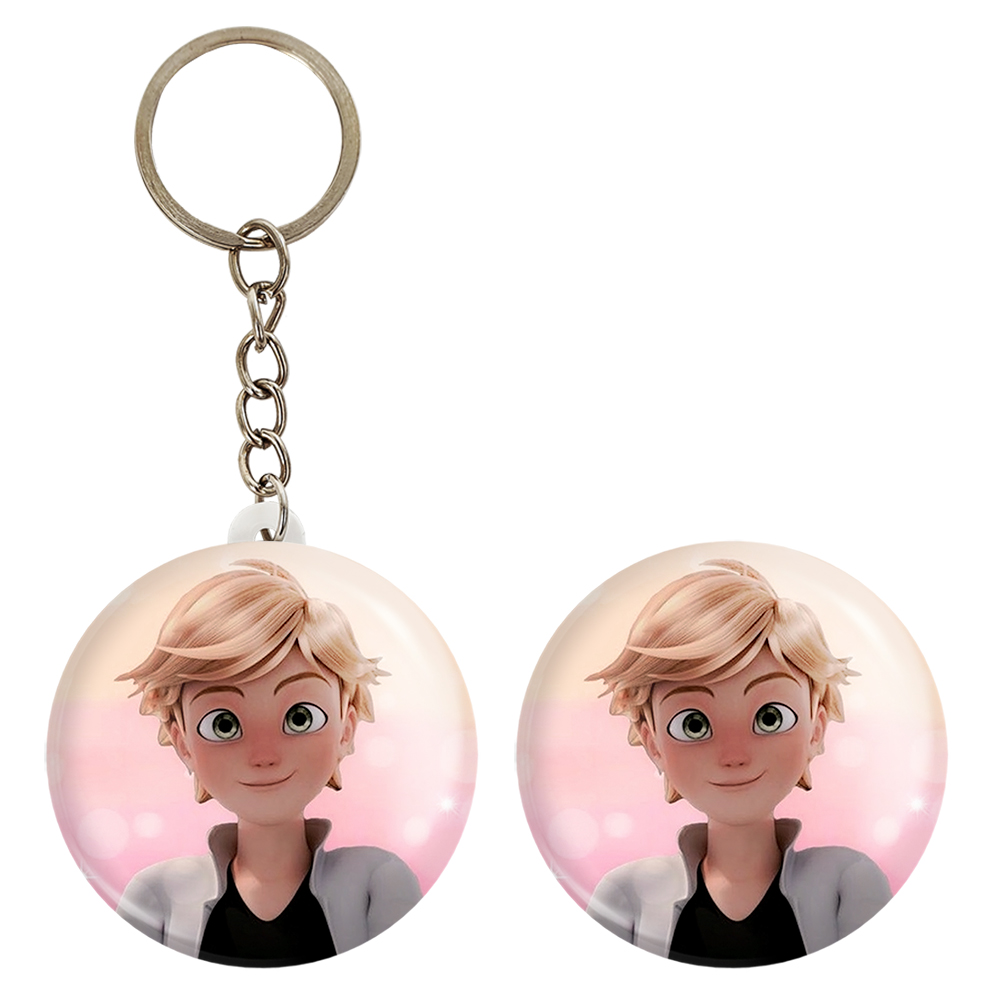 پیکسل خندالو مدل پسر گربه ای کد 3427 به همراه جاکلیدی