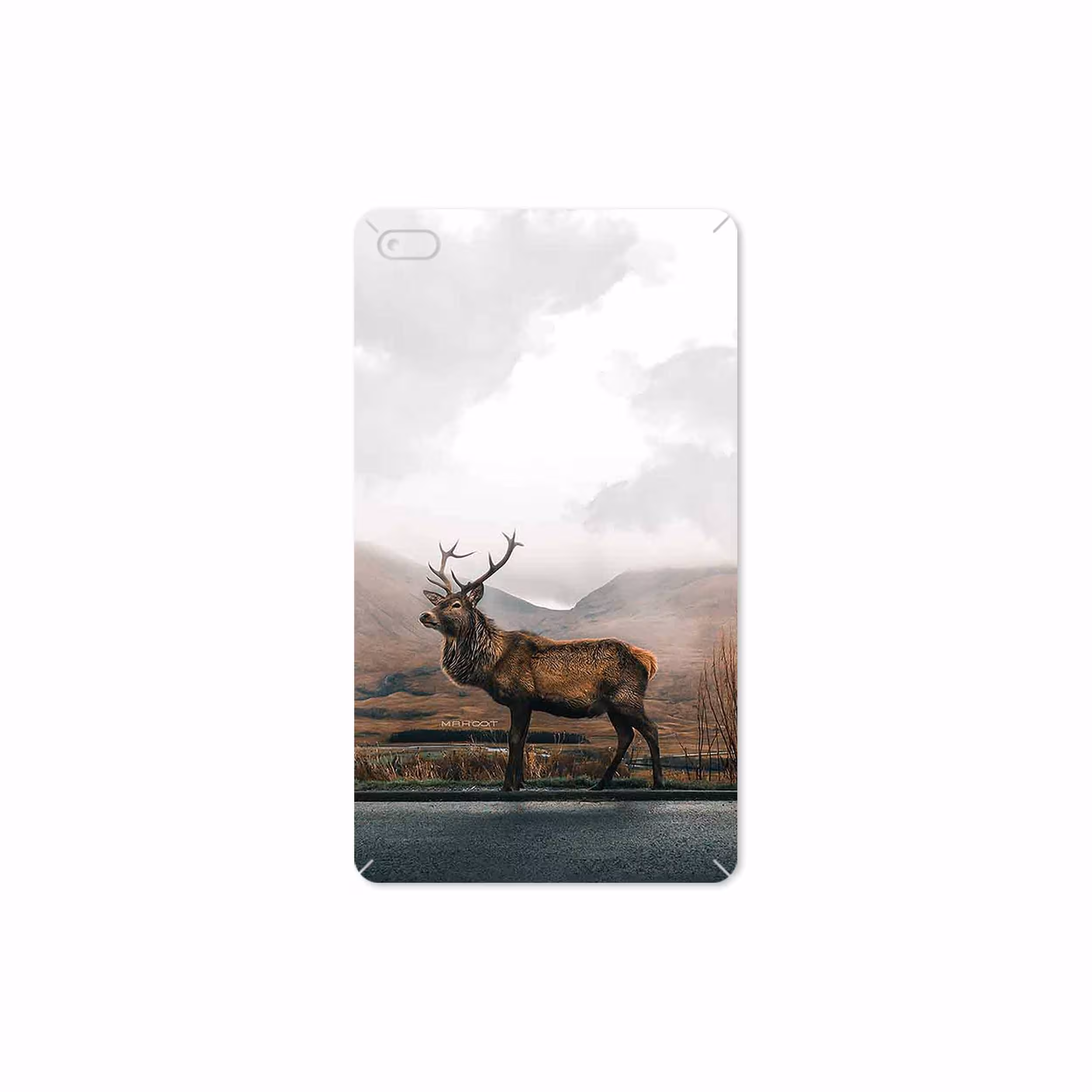 برچسب پوششی ماهوت مدل Horned Deer مناسب برای تبلت لنوو E7