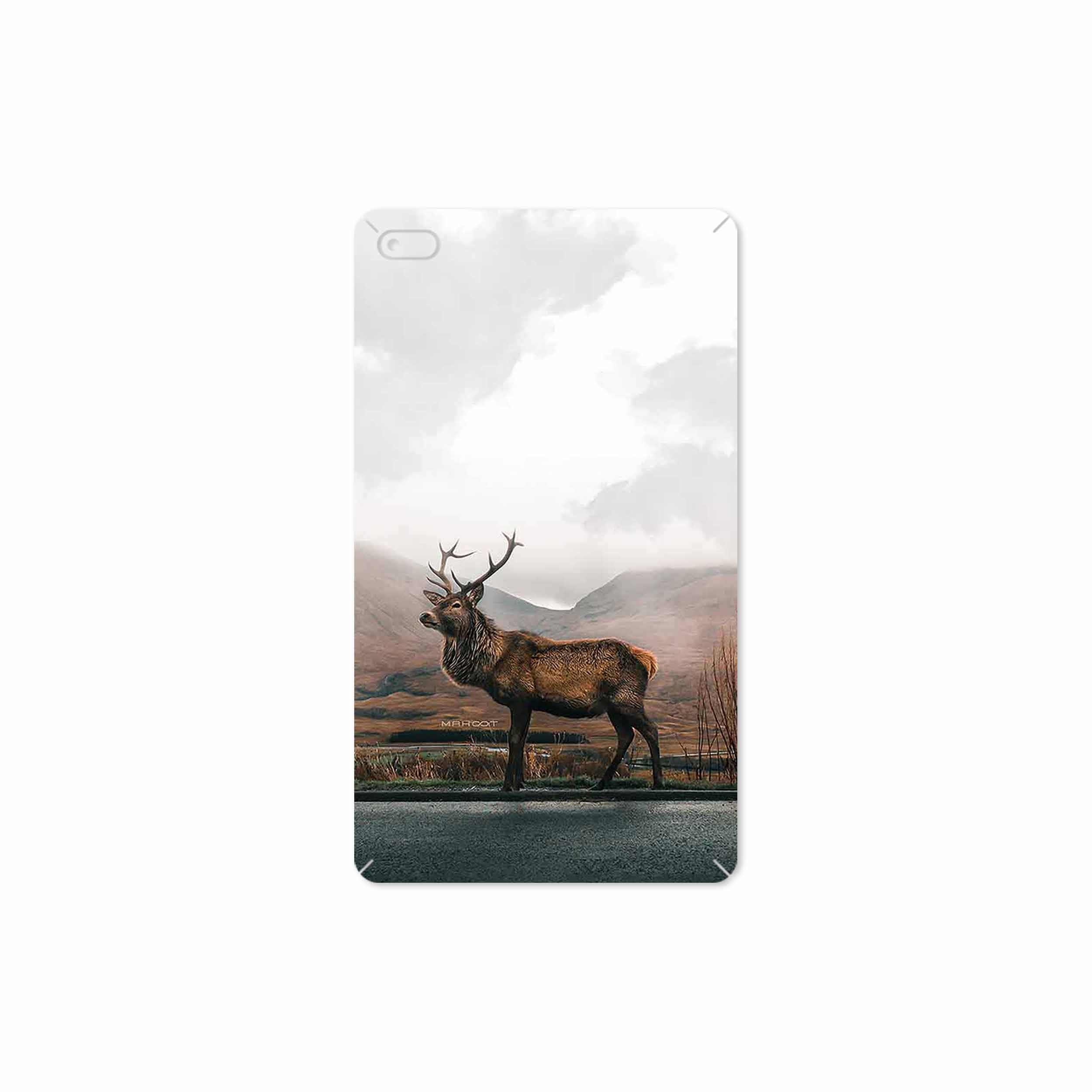 برچسب پوششی ماهوت مدل Horned Deer مناسب برای تبلت لنوو E7