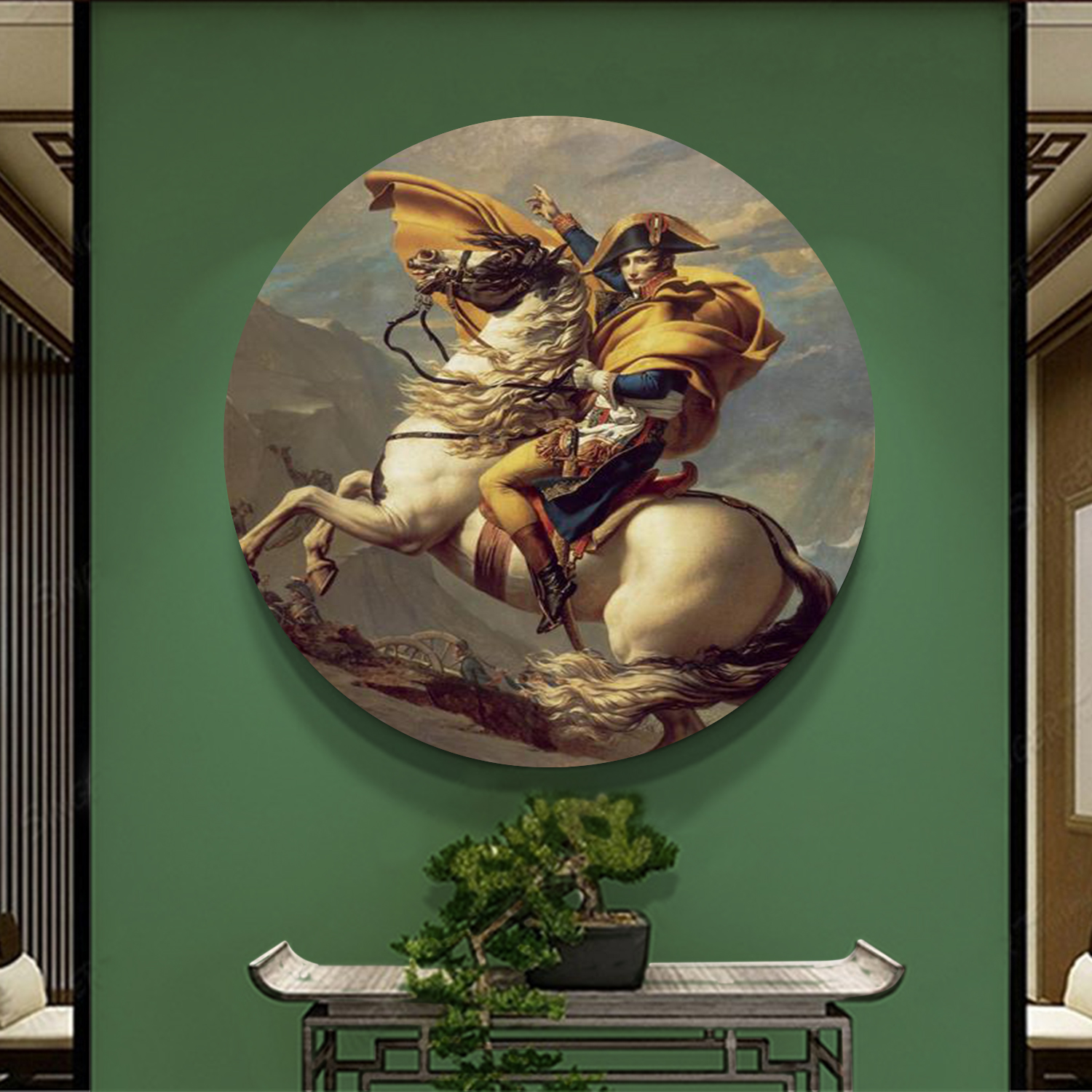 تابلو بوم مدل    نقاشی کلاسیک ناپلئون کد NIL_146