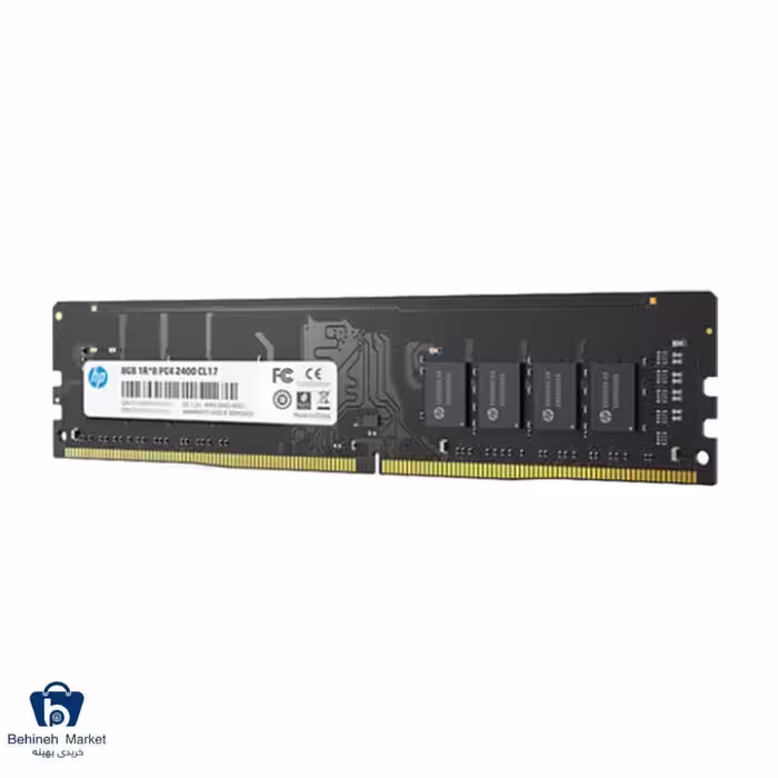 رم دسکتاپ اچ پی مدل V2 8GB DDR4-2400MHz-cl17-Single Channel
