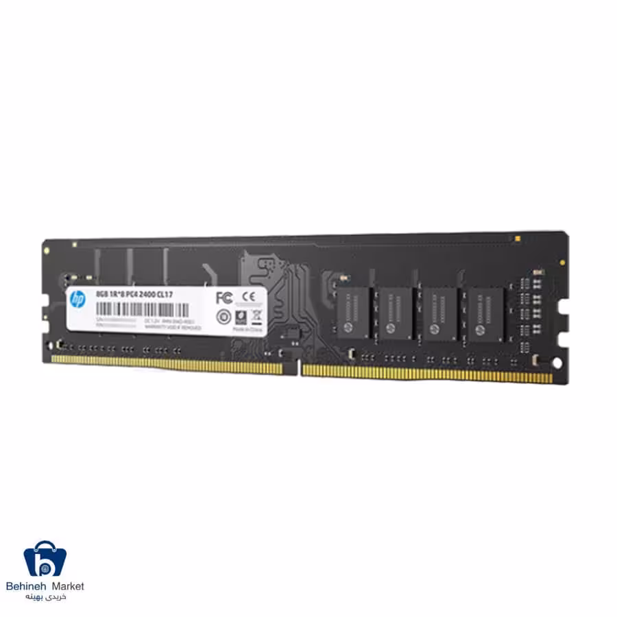 رم دسکتاپ اچ پی مدل V2 8GB DDR4-2400MHz-cl17-Single Channel