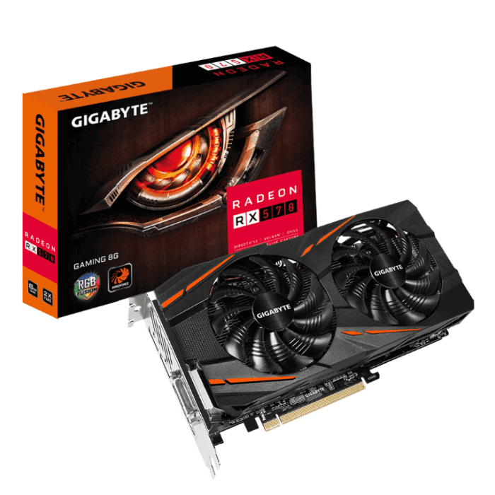 کارت گرافیک گیگابایت GV-RX570GAMING-8GD-MI