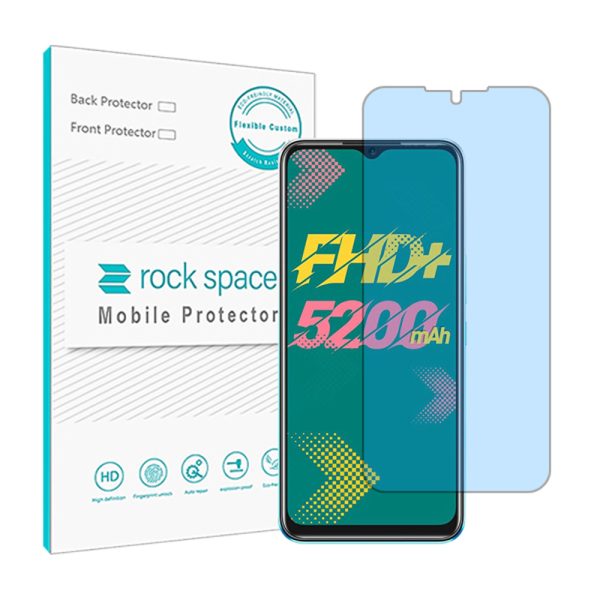 گلس اینفینیکس hot 11 مدل نانو هیدروژل آنتی بلو برند راک اسپیس کد 17600