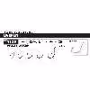 قلاب ماهیگیری وی ام سی  کد 7109 سایز TR 4 بسته 10 عددی