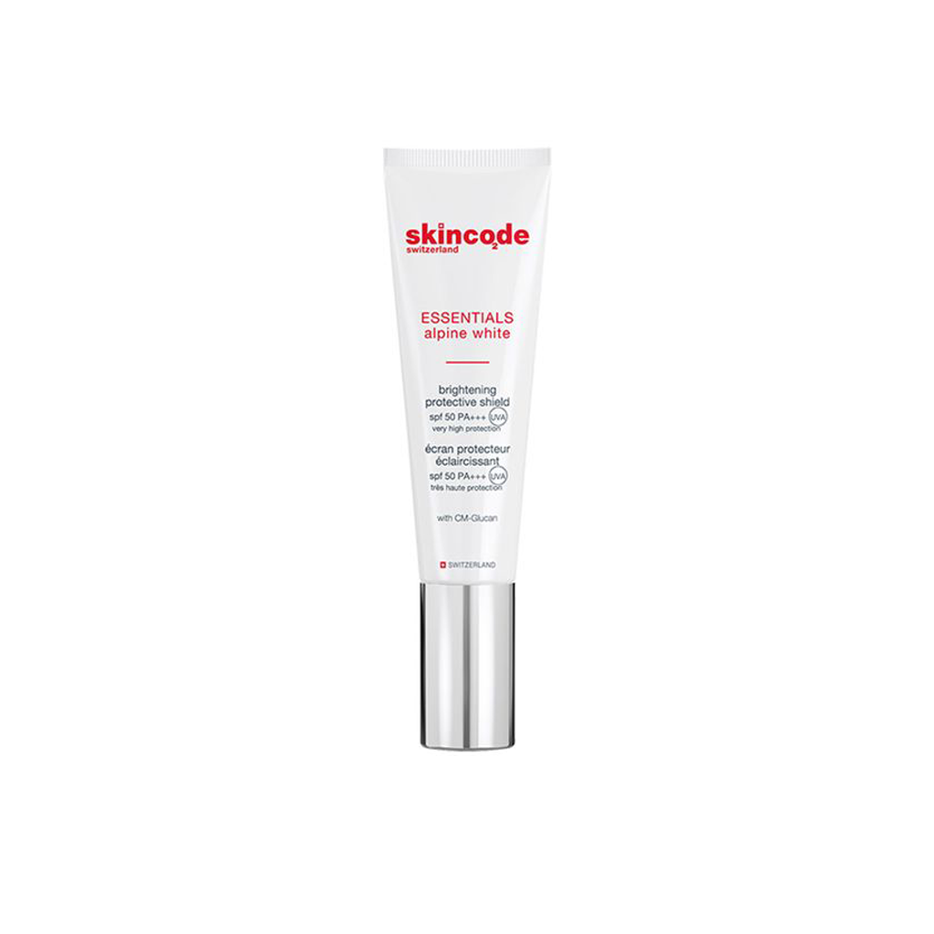 لوسیون ضدآفتاب روشن کننده SPF50 اسکین کد