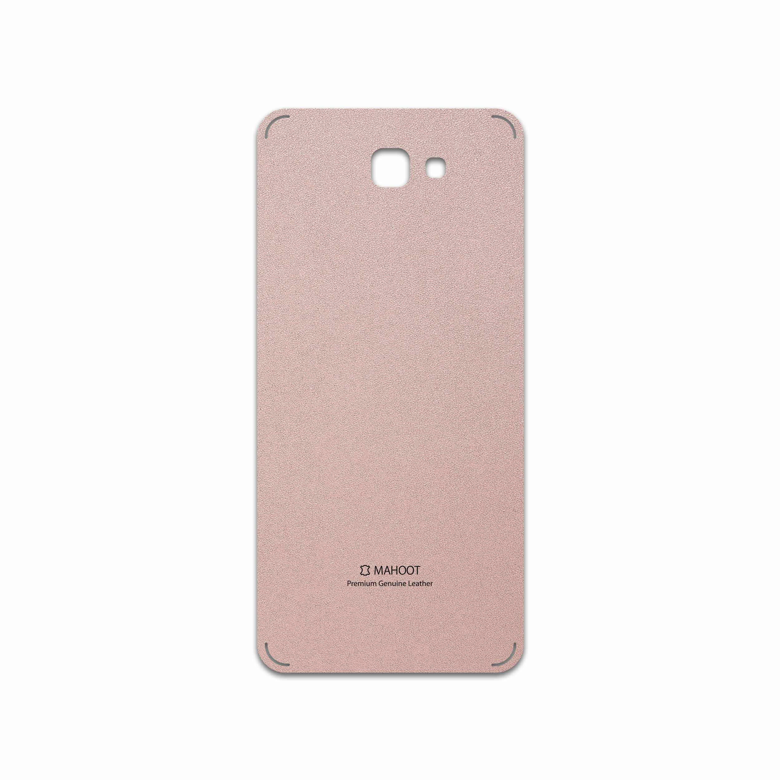 برچسب پوششی ماهوت مدل Rose Gold Leather مناسب برای گوشی موبایل سامسونگ Galaxy J7 Prime