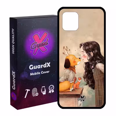 کاور گارد ایکس طرح Girl مدل Glass10323 مناسب برای گوشی موبایل سامسونگ Galaxy Note 10 Lite
