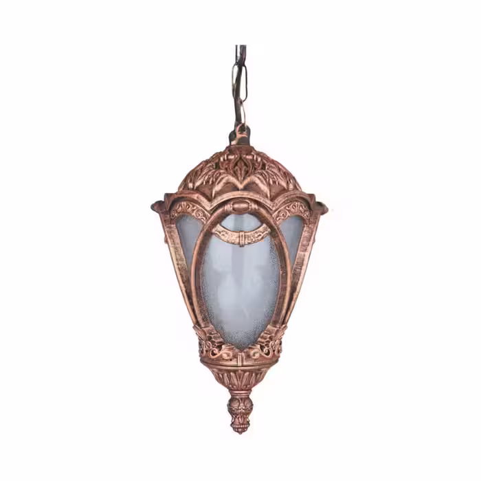 چراغ آویز حیاطی و پارکی تکشیدفام مدل مهرگان کد 8710A
