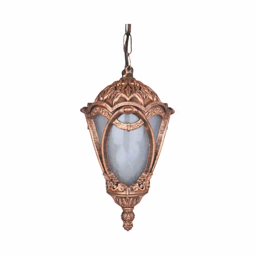 چراغ آویز حیاطی و پارکی تکشیدفام مدل مهرگان کد 8710A