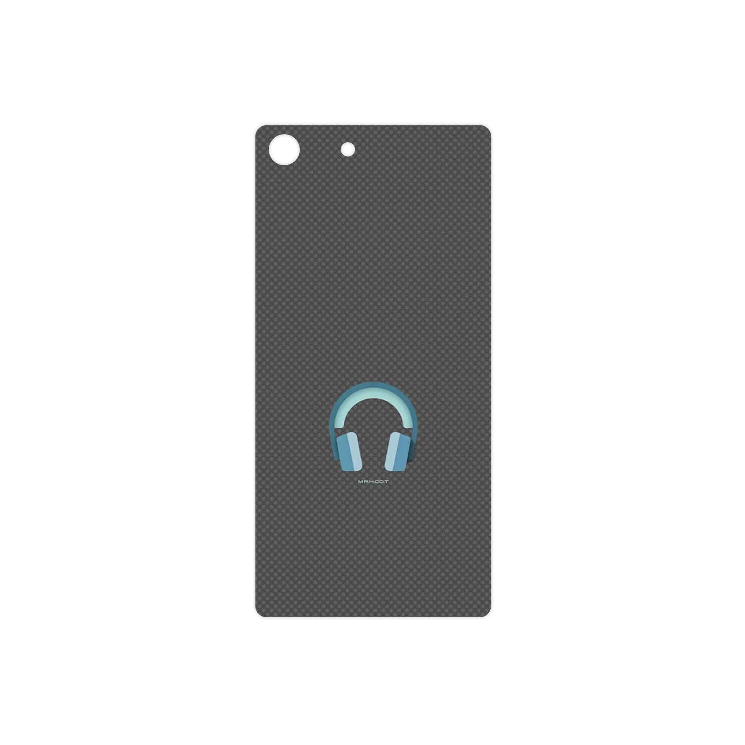 برچسب پوششی ماهوت مدل Minimal Headphone Icon مناسب برای گوشی موبایل سونی Xperia M5