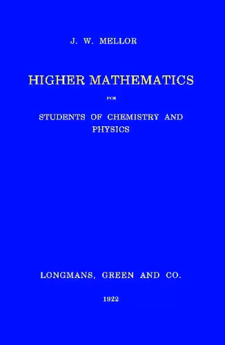 خرید و دانلود نسخه کامل کتاب Higher Mathematics for Students of Chemistry and Physics
