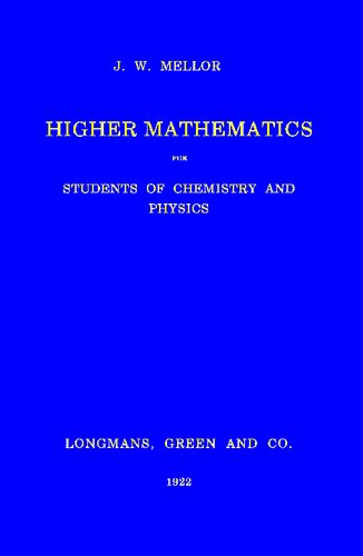 خرید و دانلود نسخه کامل کتاب Higher Mathematics for Students of Chemistry and Physics