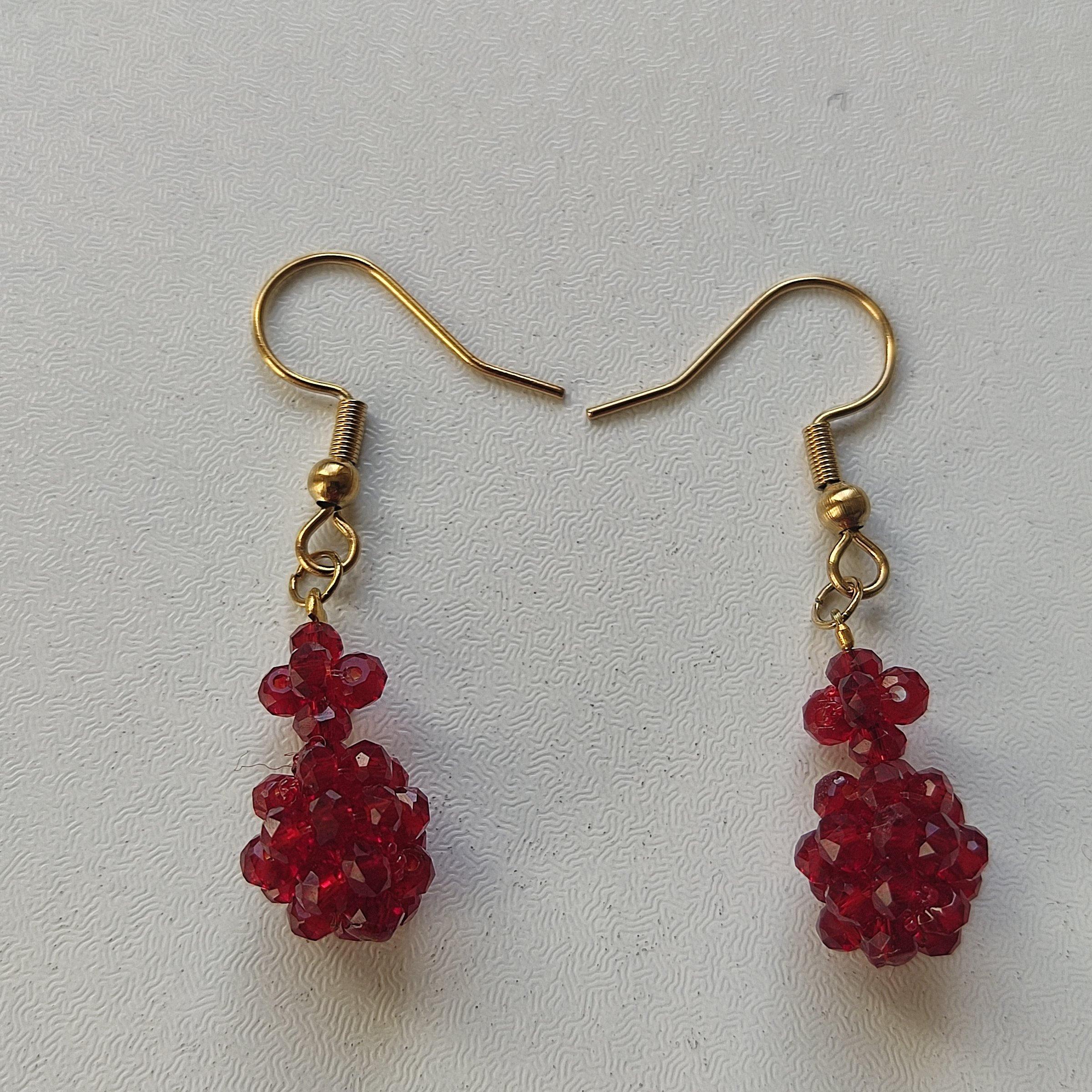 گوشواره طرح انار با چنبر  استیل 