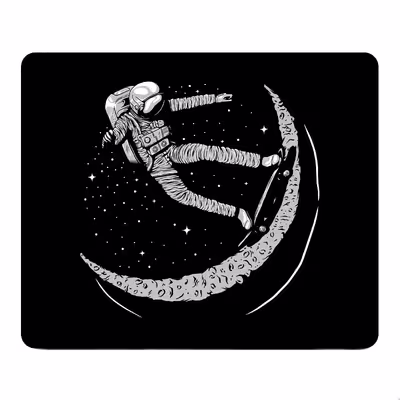 ماوس پد مدل G11 طرح Skateboarding Astronaut
