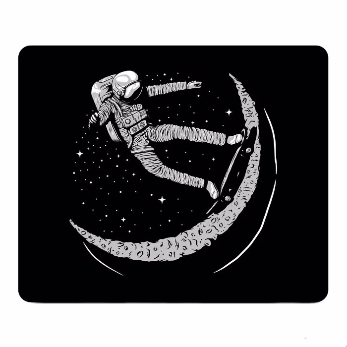 ماوس پد مدل G11 طرح Skateboarding Astronaut