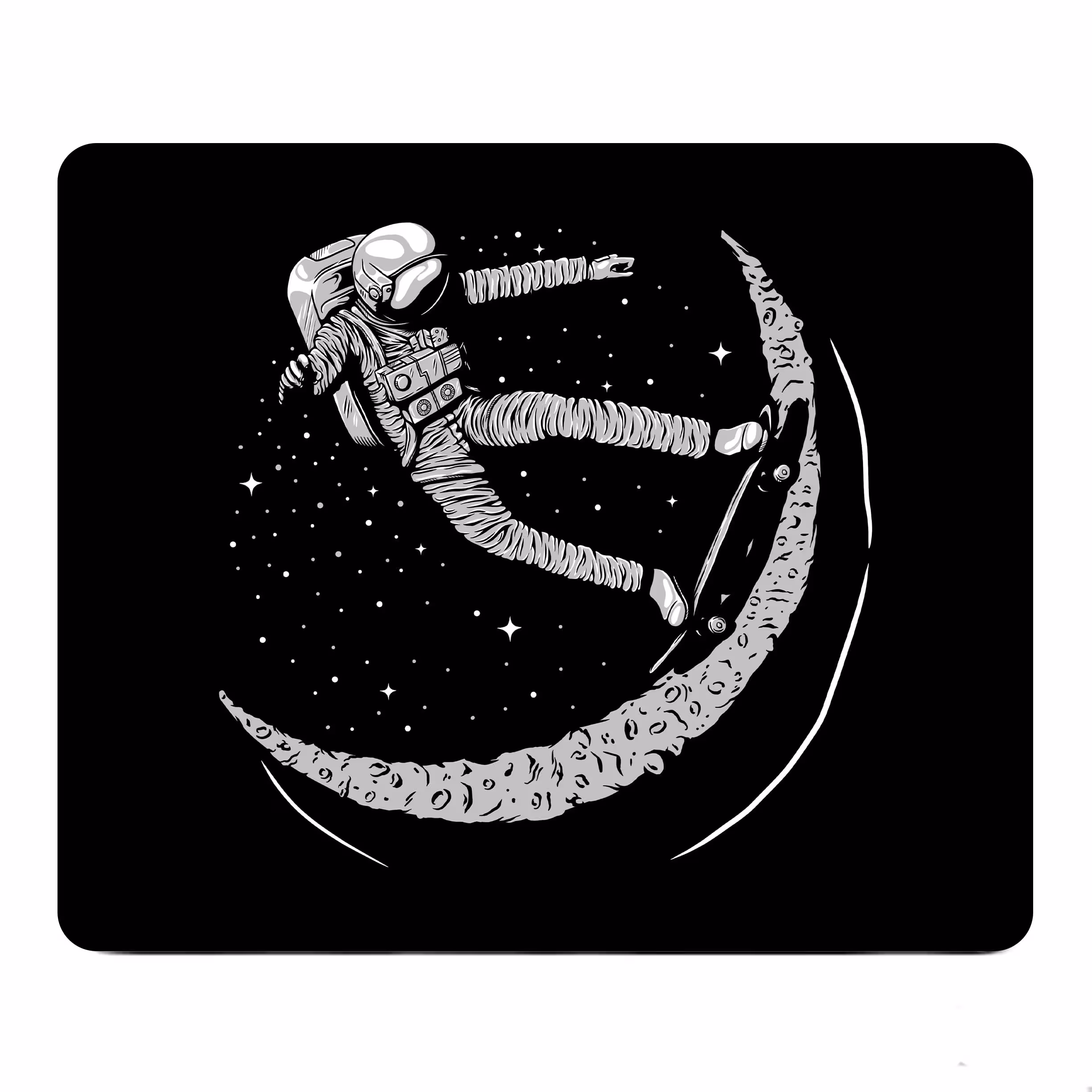 ماوس پد مدل G11 طرح Skateboarding Astronaut