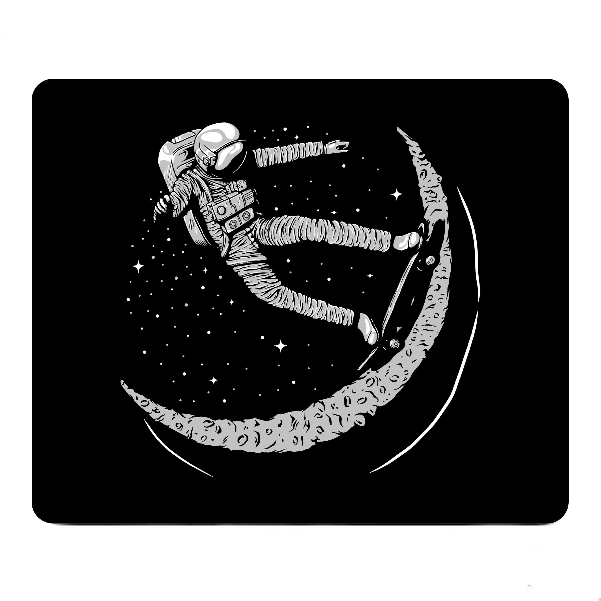 ماوس پد مدل G11 طرح Skateboarding Astronaut