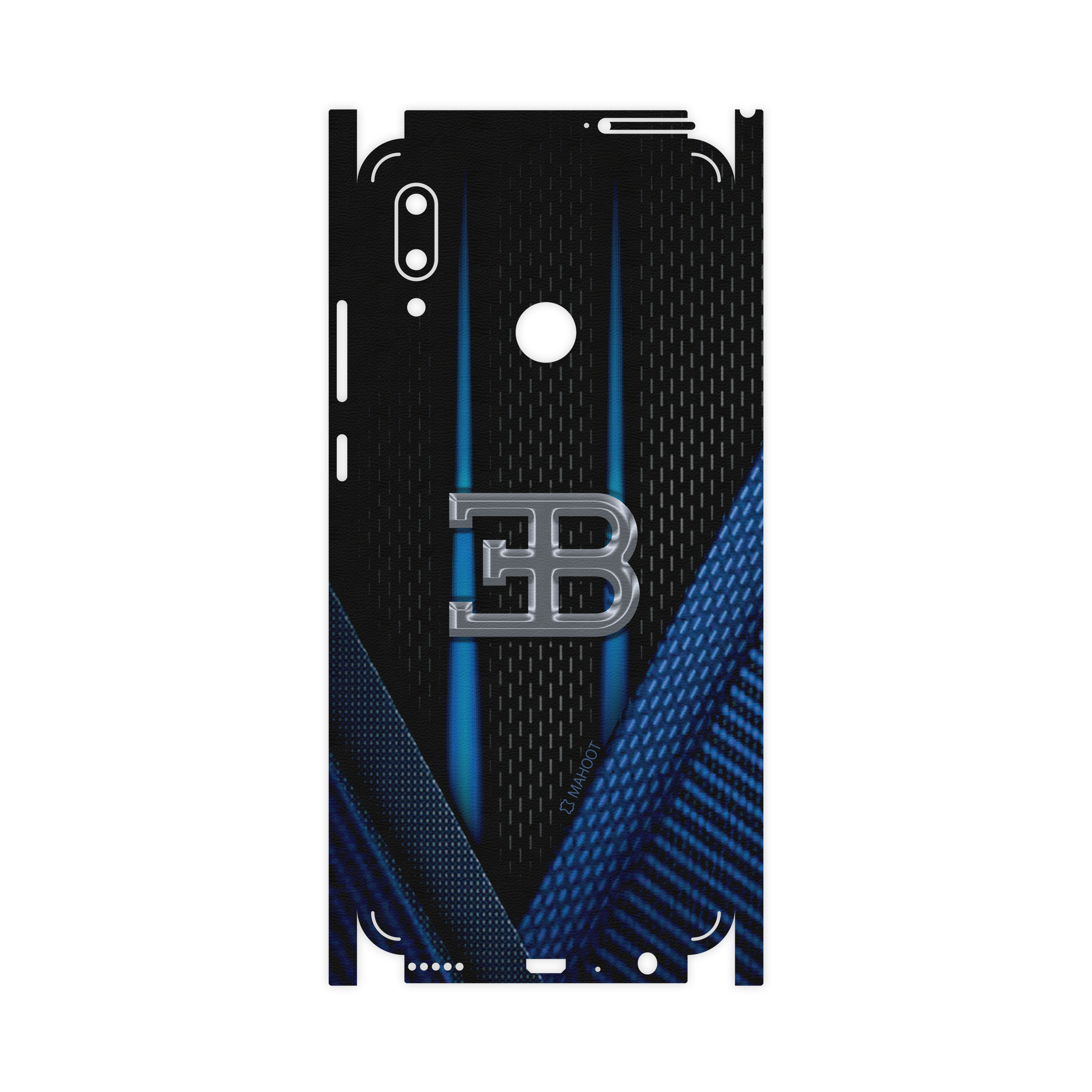 برچسب پوششی ماهوت مدل BUGATTI-FullSkin مناسب برای گوشی موبایل هوآوی P Smart 2019