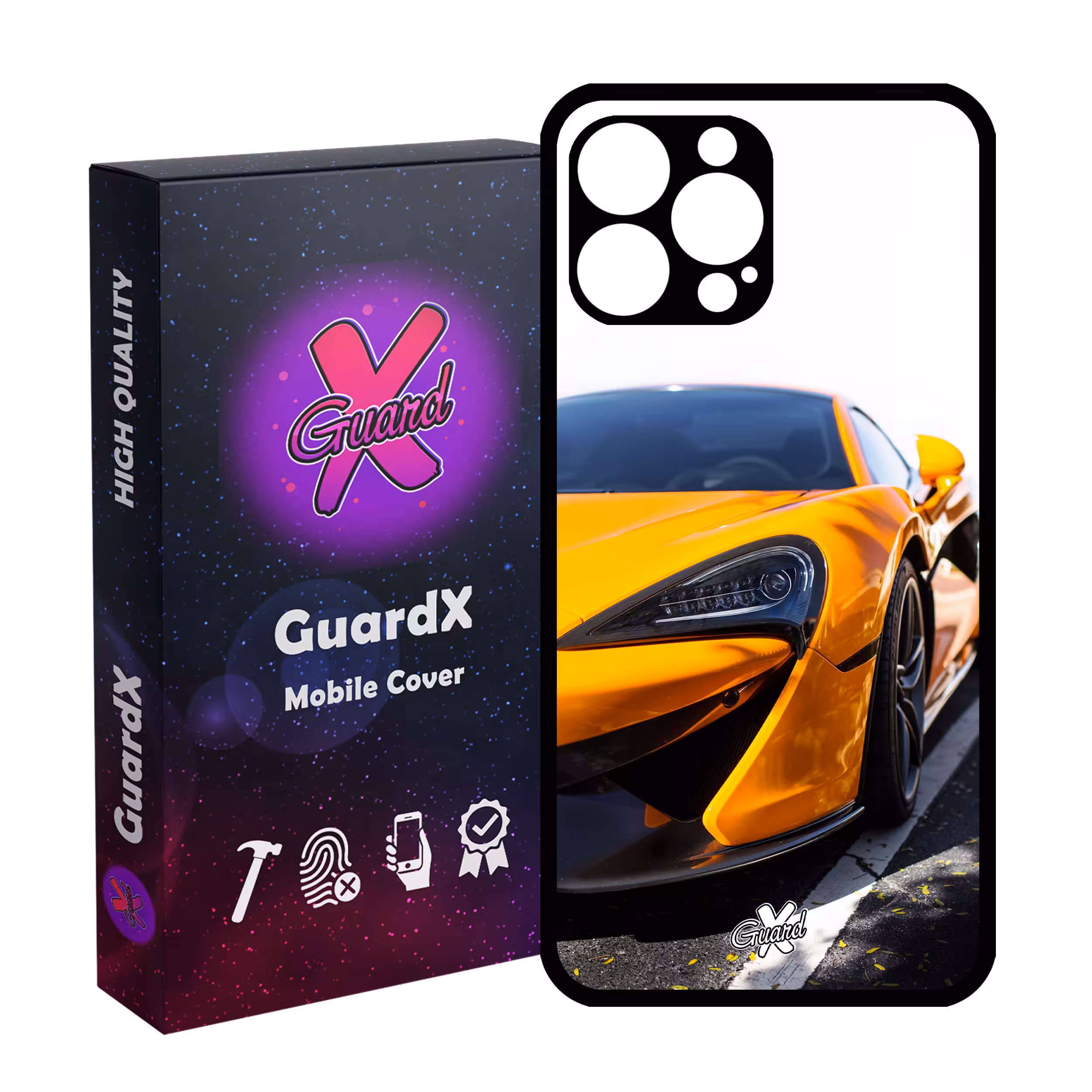 کاور گارد ایکس طرح خودرو مدل Glass10193 مناسب برای گوشی موبایل اپل iPhone 13 Pro Max