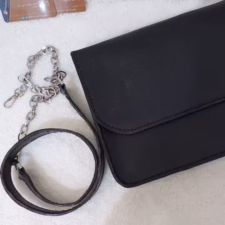 کیف دوشی چرم زنانه دست دوز 