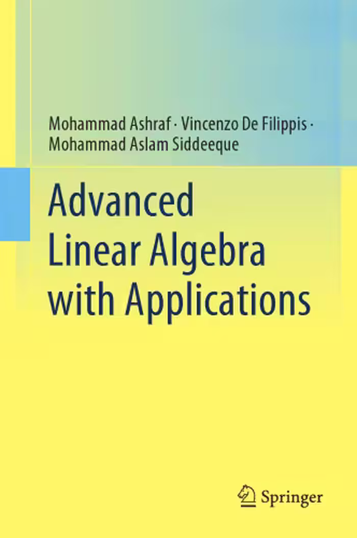 خرید و دانلود نسخه کامل کتاب Advanced Linear Algebra with Applications