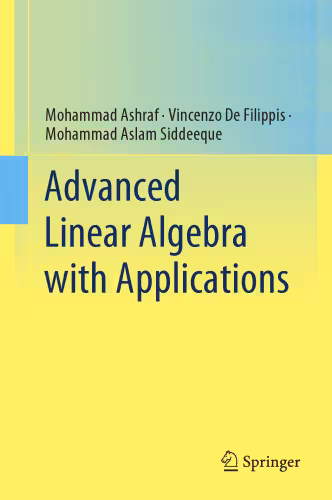 خرید و دانلود نسخه کامل کتاب Advanced Linear Algebra with Applications