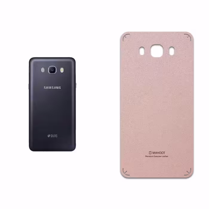 برچسب پوششی ماهوت مدل Rose Gold Leather مناسب برای گوشی موبایل سامسونگ Galaxy J7 2016