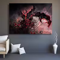 تابلو شاسی گالری استاربوی طرح Shadow Fiend 2 مدل Dota 2 Game | دنیای قاب