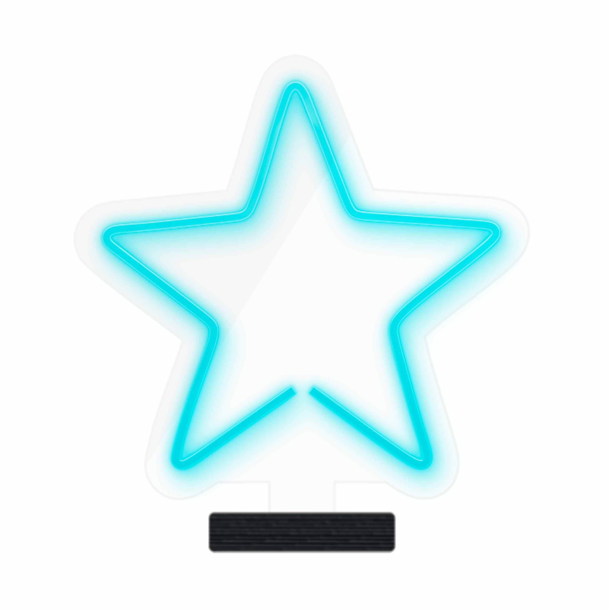 چراغ رومیزی ریموت دار مدل STARS-GL_TBL-GLASS