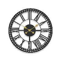 ساعت دیواری آرام مدل سه بعدی فلزی کد 6006