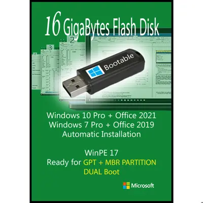 سیستم عامل Windows 10 Pro  Office 2021 , Windows 7 Pro   Office 2019 نشر مایکروسافت