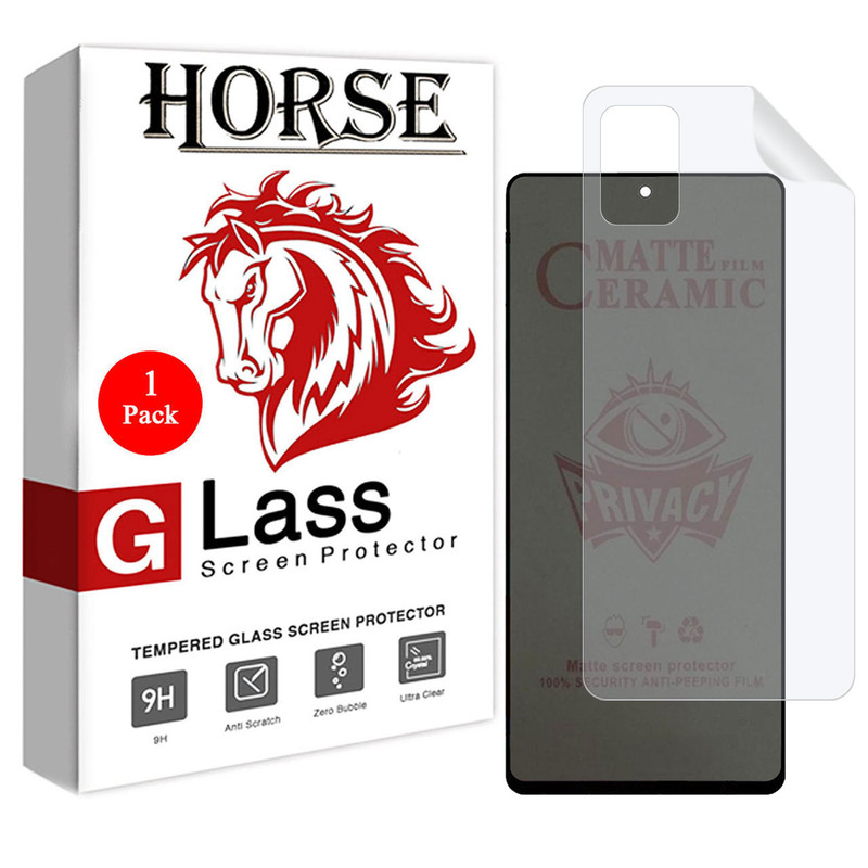 محافظ صفحه نمایش هورس مدل 2CPN مناسب برای گوشی موبایل سامسونگ Galaxy A51 5G به همراه محافظ پشت گوشی | کالا برتری