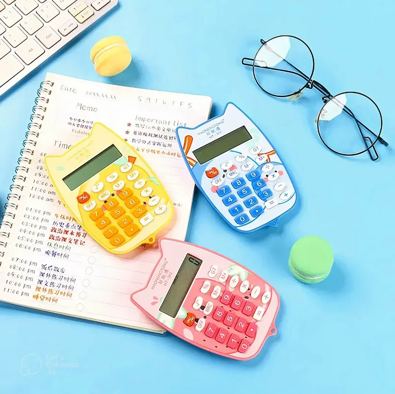 ماشین حساب گربه میوه ای