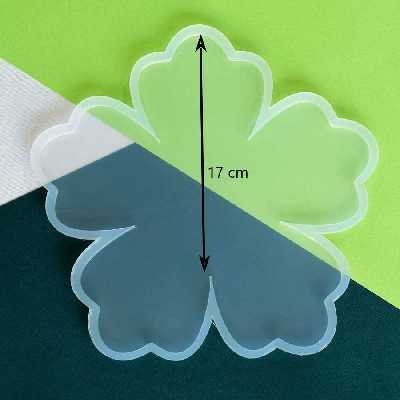 قالب رزین مدل گل پنج پر کد 22