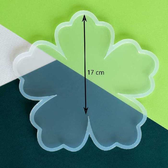 قالب رزین مدل گل پنج پر کد 22