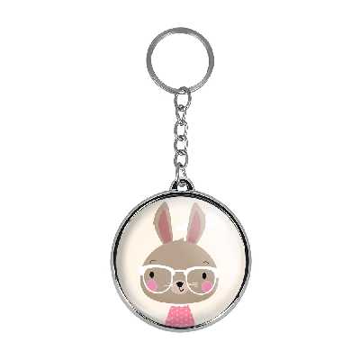 جاکلیدی خندالو طرح خرگوش مدل دوطرفه کد 51265147