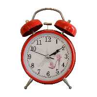 ساعت رومیزی مدل شماطه دار طرح پاریس