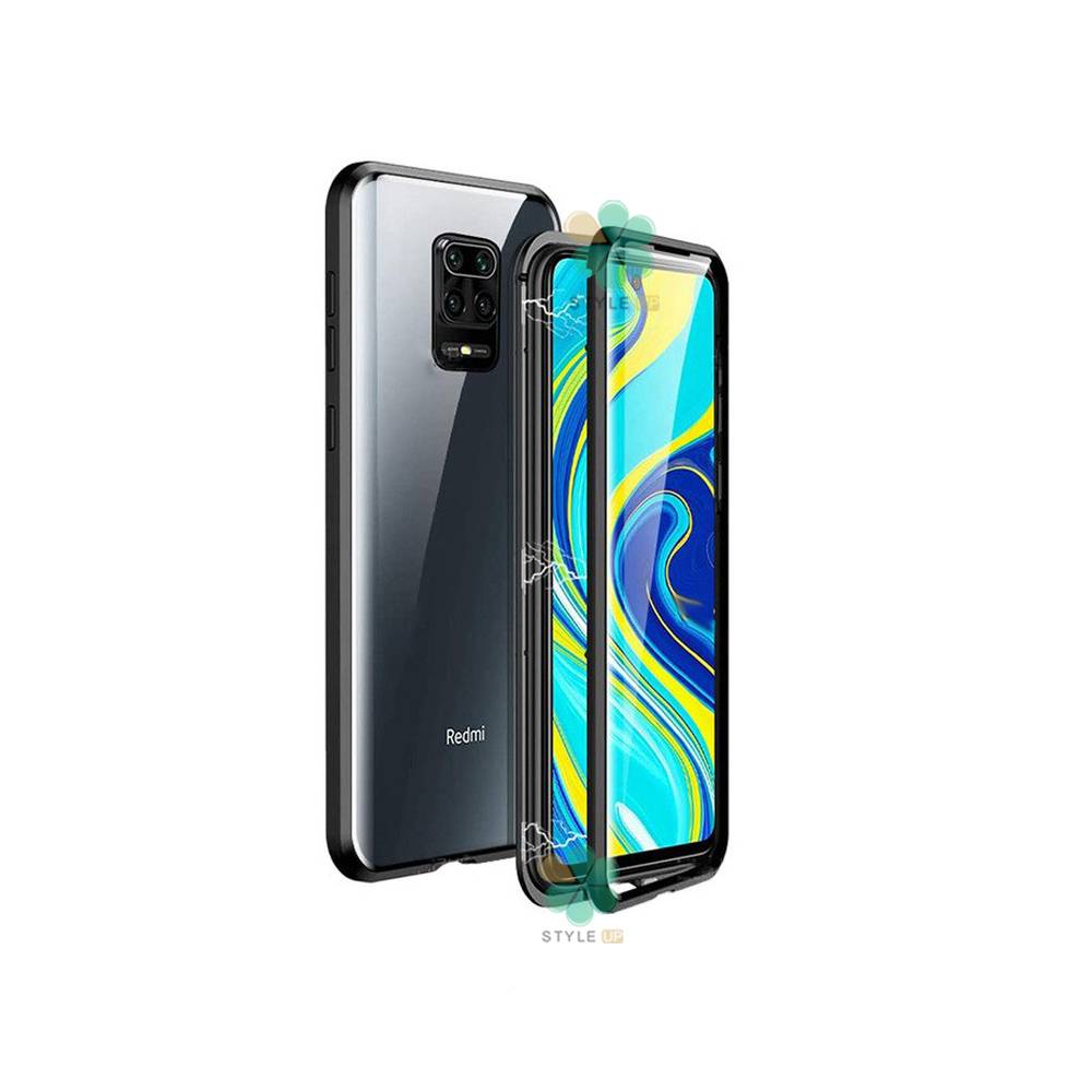 محافظ 360 درجه شیشه ای مگنتی گوشی شیائومی Redmi Note 9s / 9 Pro