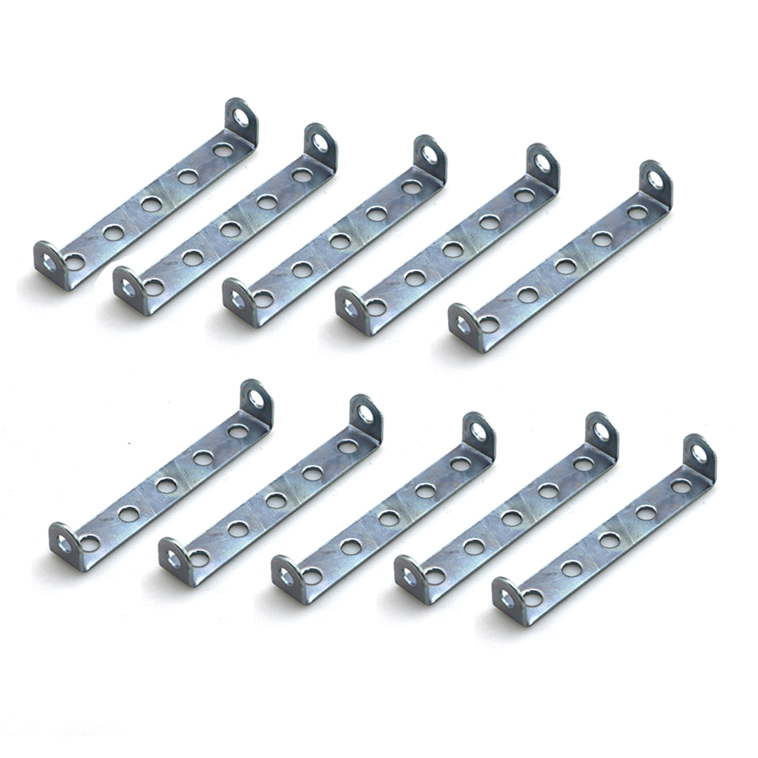 سازه رباتیک مدل بست دو ورخم 7 سوراخ 151 فلزی رنگی بسته 10 عددی