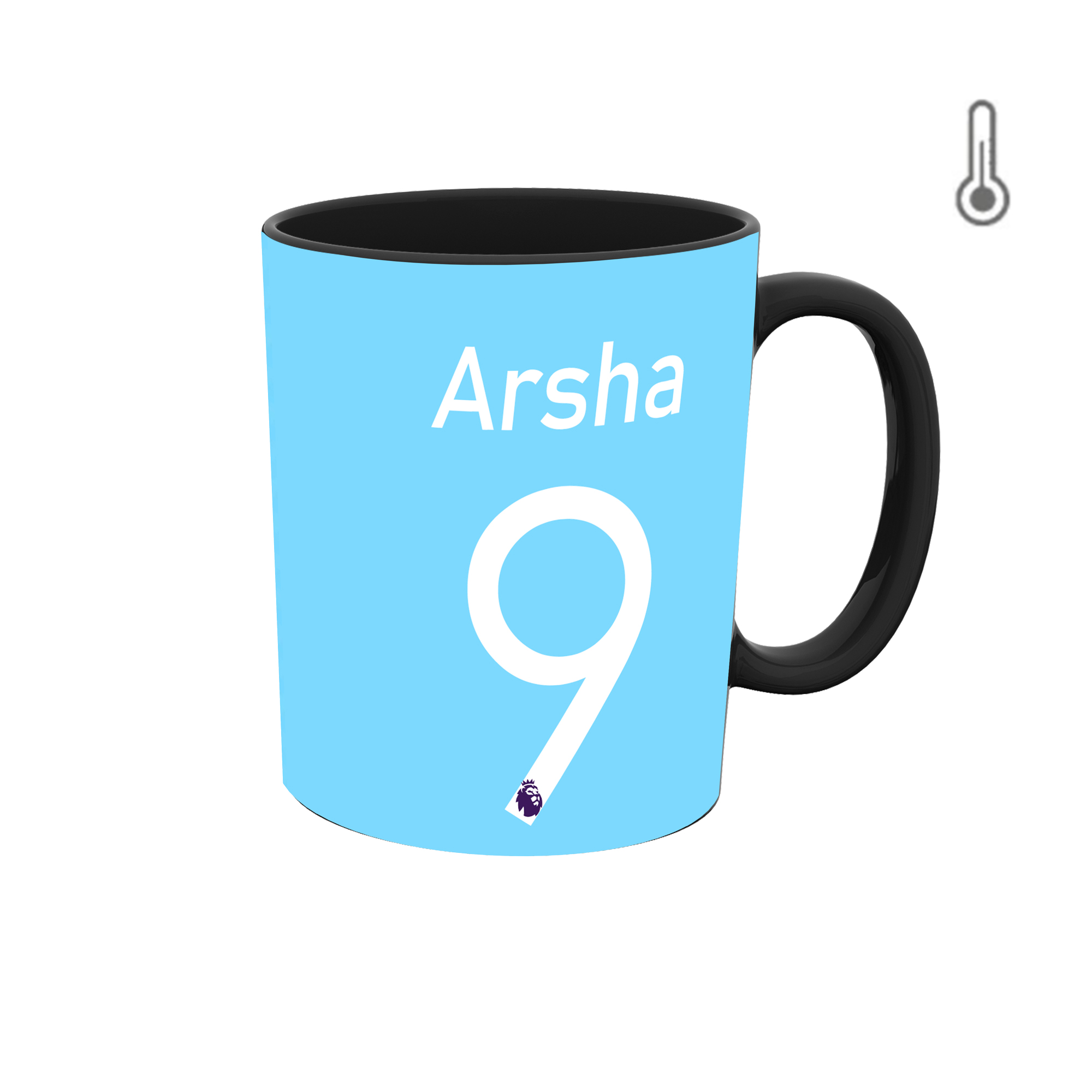 ماگ حرارتی طرح اسم ارشا مدل هالند سیتی