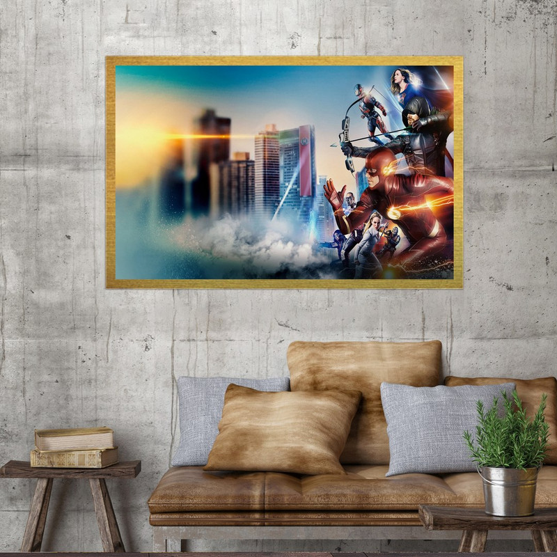 تابلو بکلیت طرح شخصیت های سینمایی مدل قاب شاسی T-S7384 | دنیای قاب