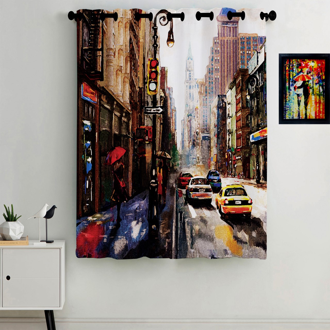 پرده رنس مدل C2-50122 ارتفاع 190 سانتی متر