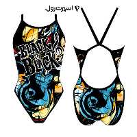 مايو شنا زنانه توربو مدل TURBO SWIMSUIT &#39;REVOLUTION BLACK IS BLACK