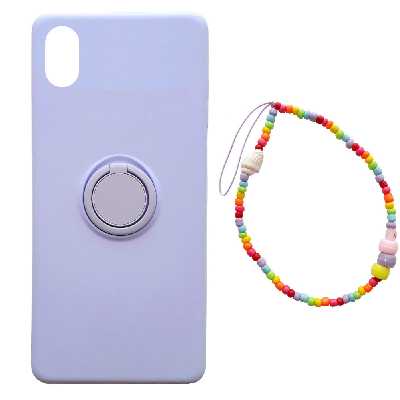 کاور مدل رینگ مگنت کد A9444 مناسب برای گوشی موبایل شیائومی Mi 8 Pro به همراه بند